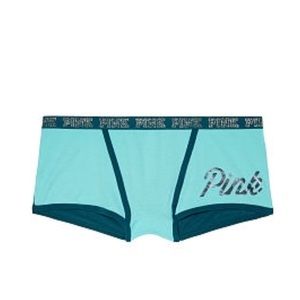 New Victoria’s Secret PINK Logo Boyshort Panties - Small